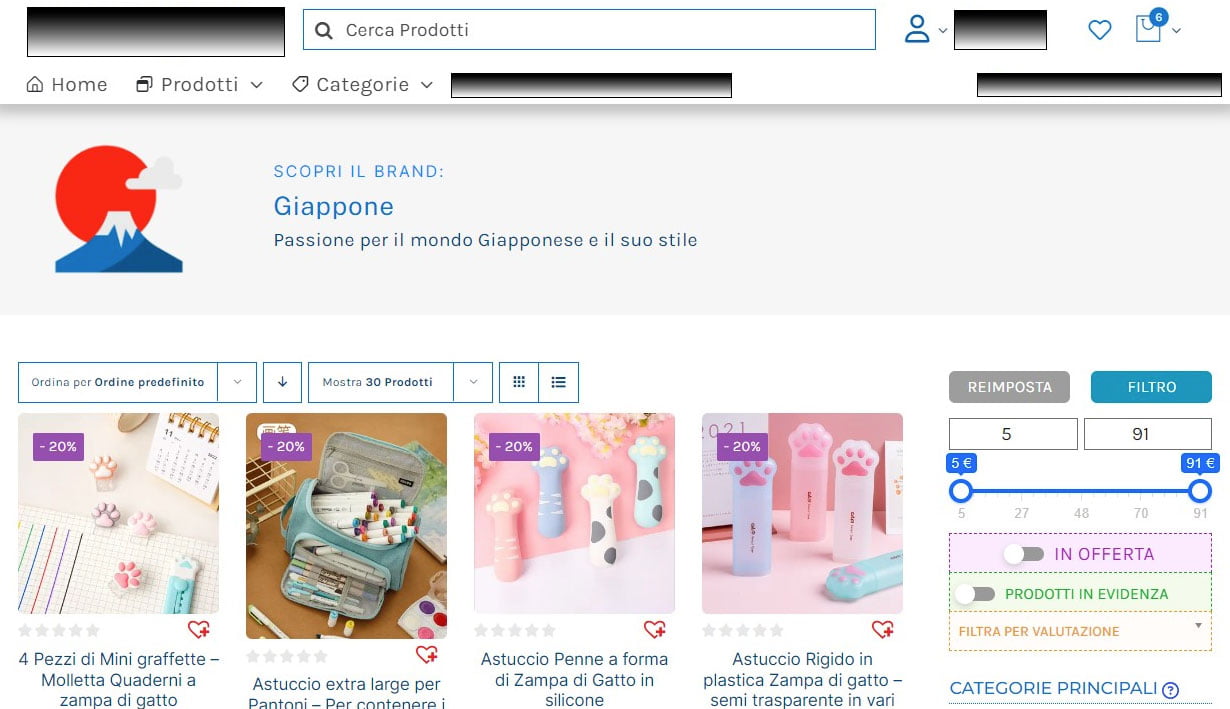 img woocomerce brand tutorial testata con prodotti