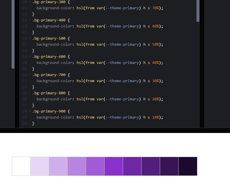 gradiente colore -anche variabile