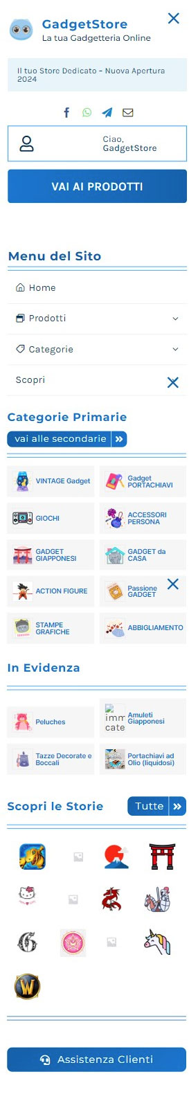 SitoWeb – E-commerce per dropshipping (2024) 19 gadgetstore menu mobile v1